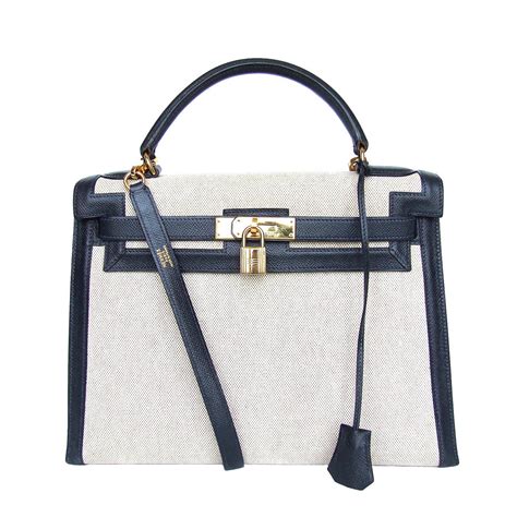 hermes kelly canvas bag price